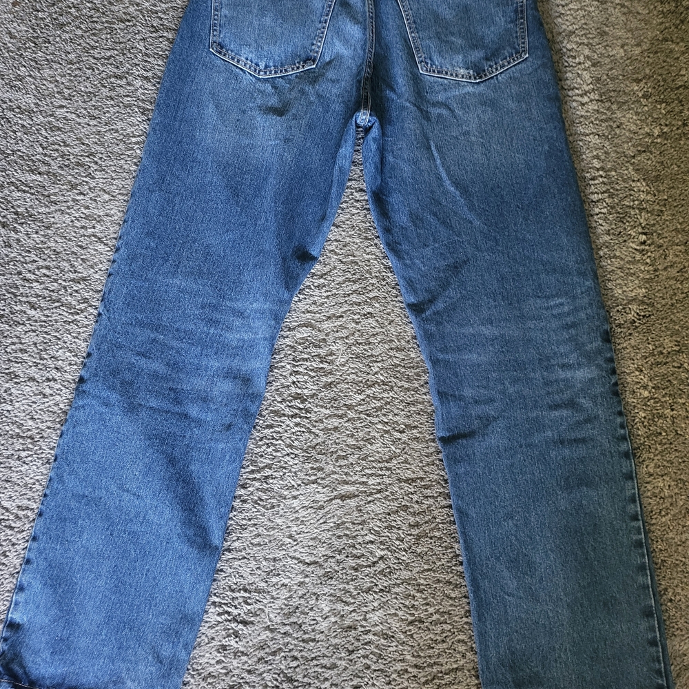 Zara Women's Indigo Straight Jeans, 30/32